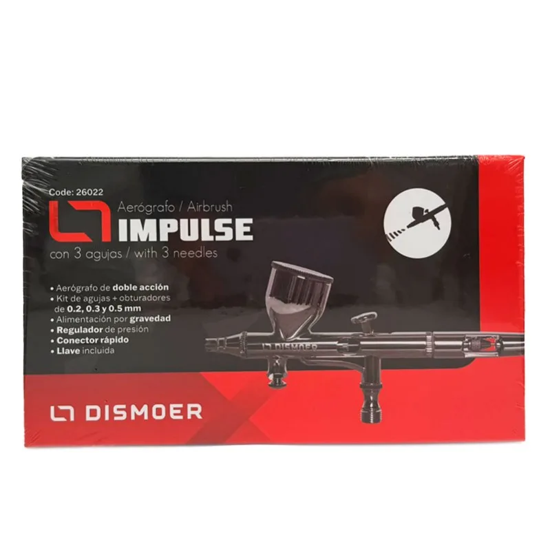 Imagen del producto 5: Aerógrafo Dismoer D-103 con 3 agujas pro
