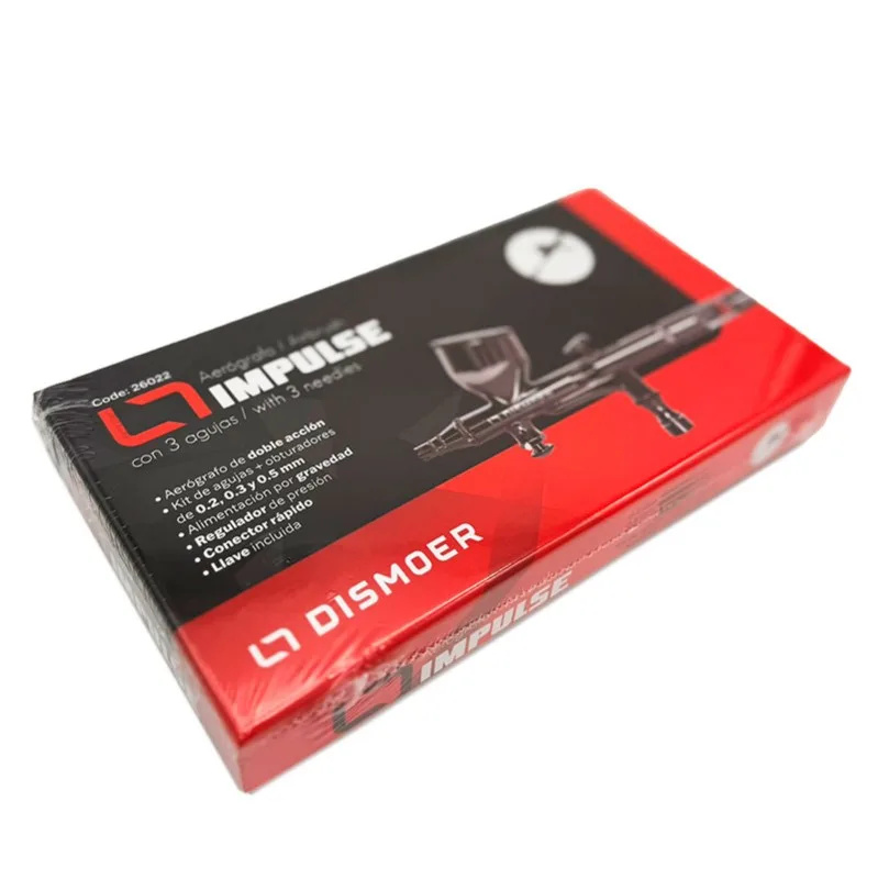 Imagen del producto 6: Aerógrafo Dismoer D-103 con 3 agujas pro