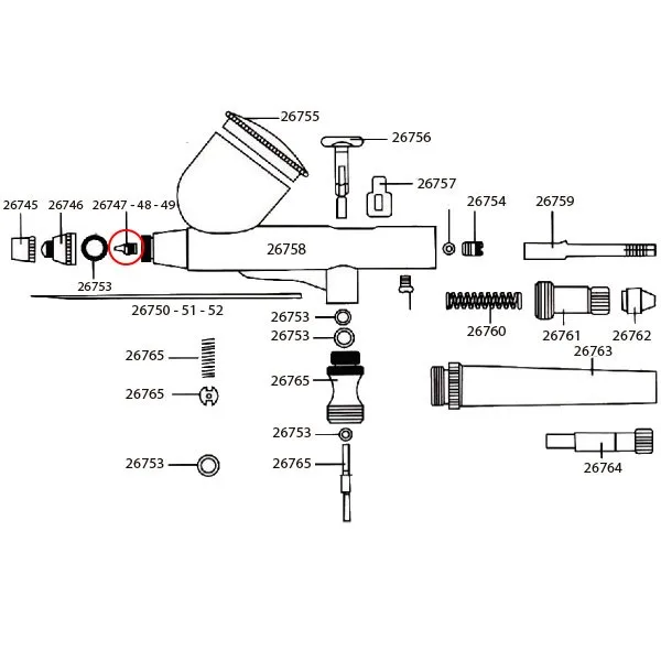 Obturador 0,2mm D-102, D-103, D-116