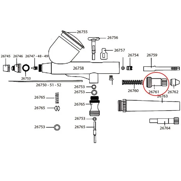Fissaggio guida D102 (26020-26021)