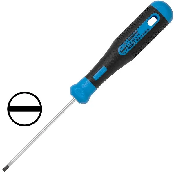 Destornillador plano X-GRIP 3X75