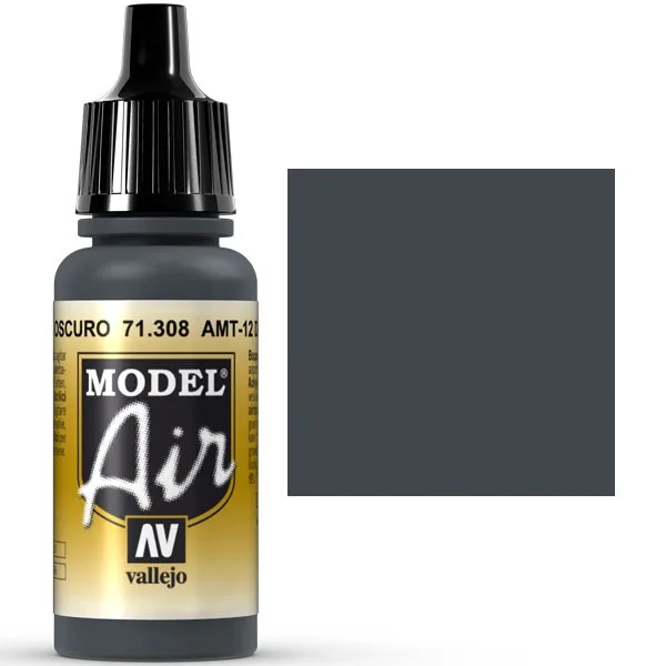 Vallejo Model Air AMT-12 Gris Oscuro 17 ml