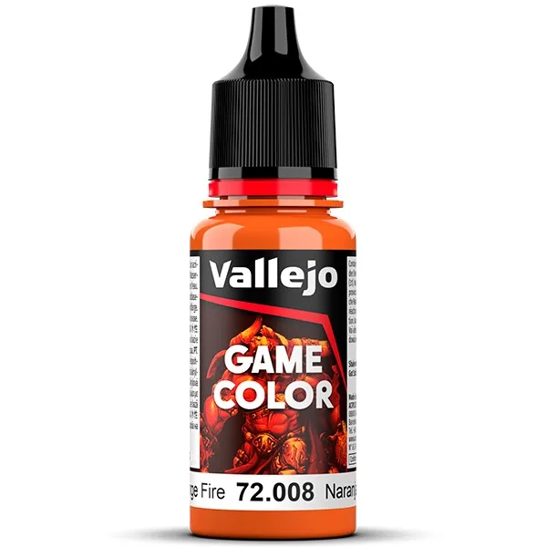 Vallejo Game Color Arancione Fuoco 18 ml