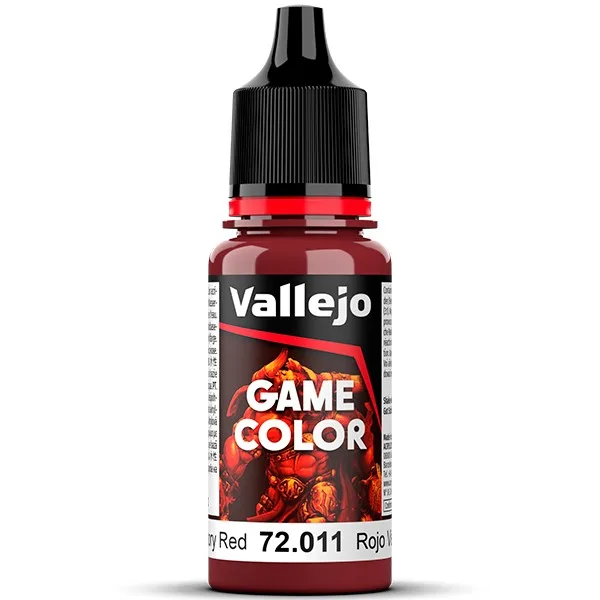 Vallejo Game Color Rojo Visceral 18 ml