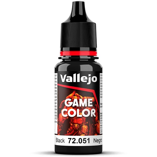 Vallejo Game Color Black 18 ml