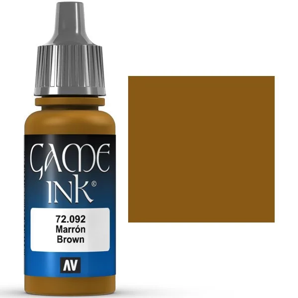 *Vallejo Game Color Tinta Marrón 17ml