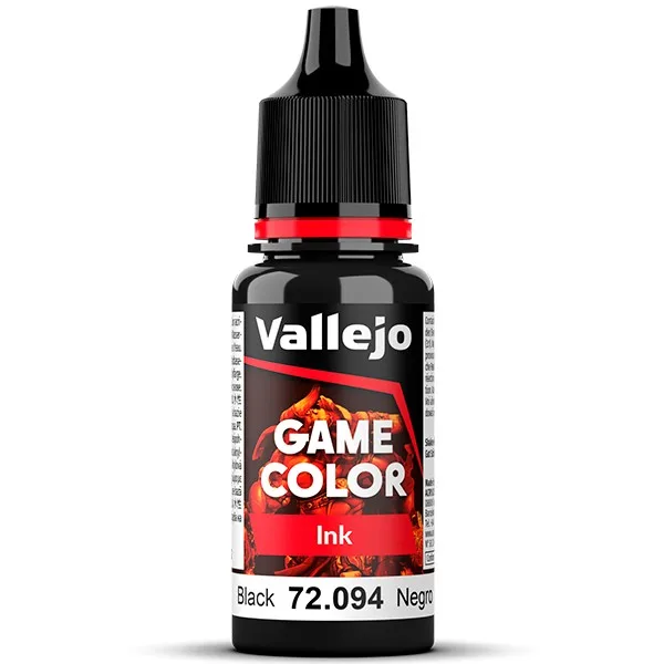 Vallejo Game Color Black 18 ml