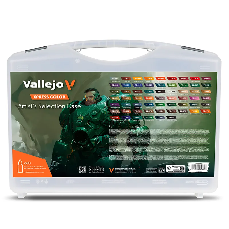 Vallejo Maletín 60 Xpress Artist's Selection 18ml