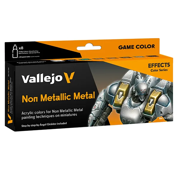 Vallejo Set 8 Game Color Non Metallic Metal 18 ml