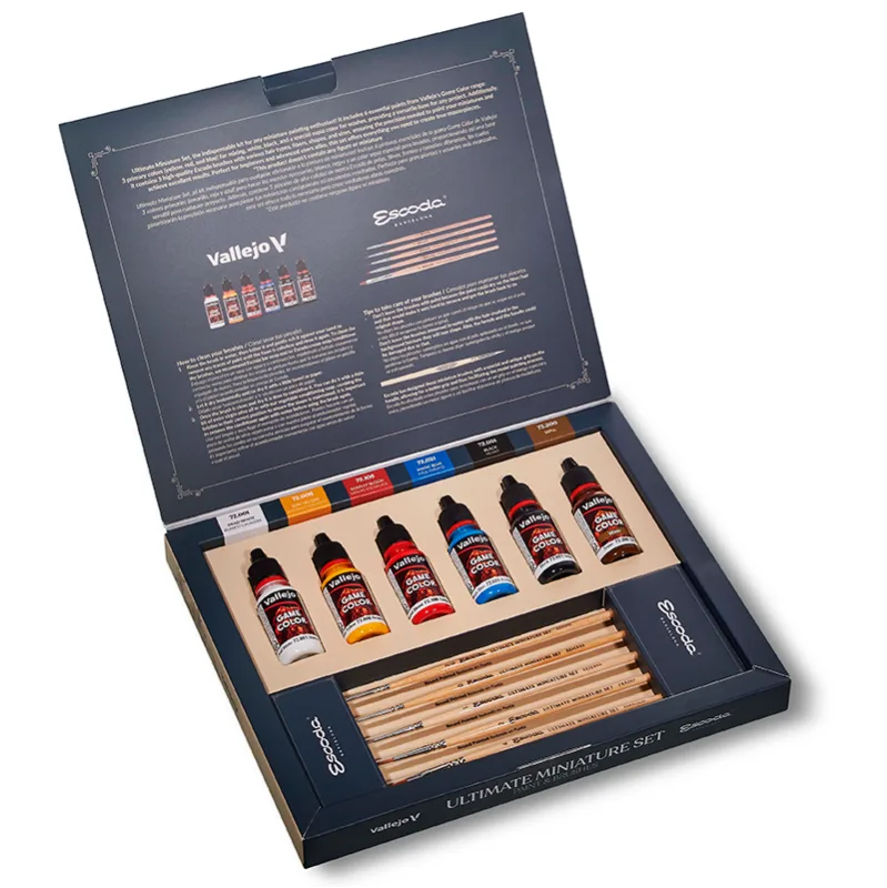 Product image 2: Vallejo Set 6 Game Color Special Ultimate miniature set Paint & Brushes (5)