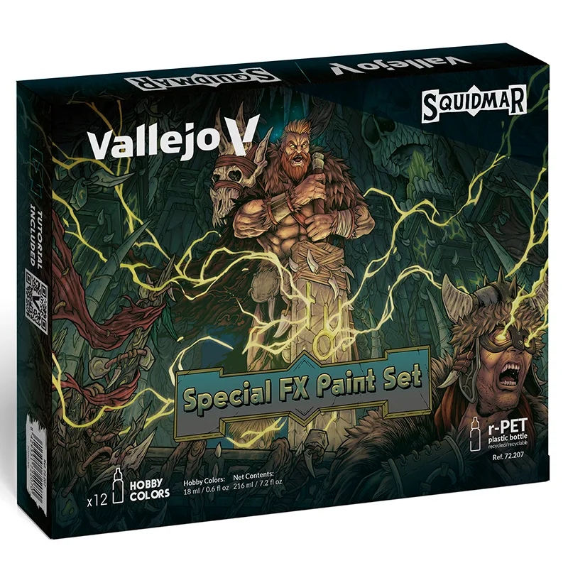 Vallejo Set 12 Game Color Special FX Paint Set by Squidmar Miniatures