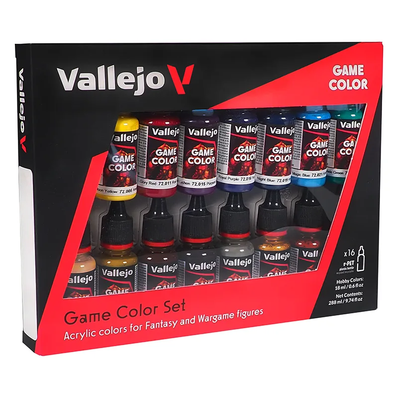 Vallejo Set 16 Game Color Advanced 18 ml