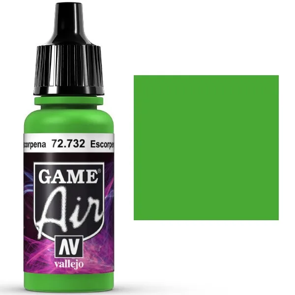 *Vallejo Game Air Verde Escorpena 17ml
