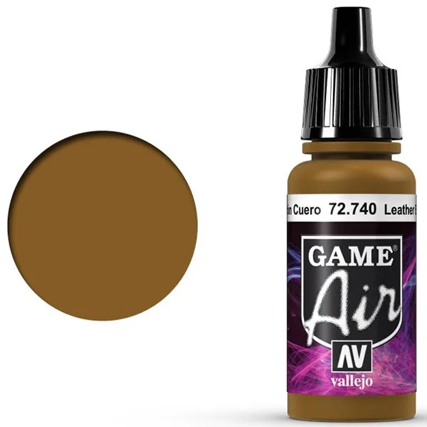 *Vallejo Game Air Marrón Cuero 17ml