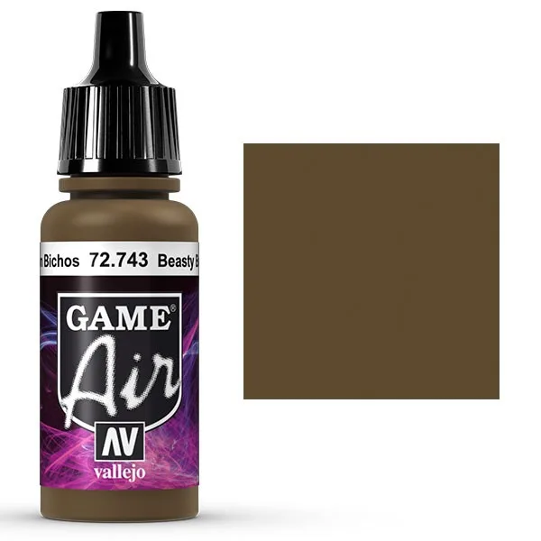 *Vallejo Game Air Marrón Bichos 17ml