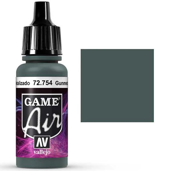*Vallejo Game Air Gris Metalizado 17ml
