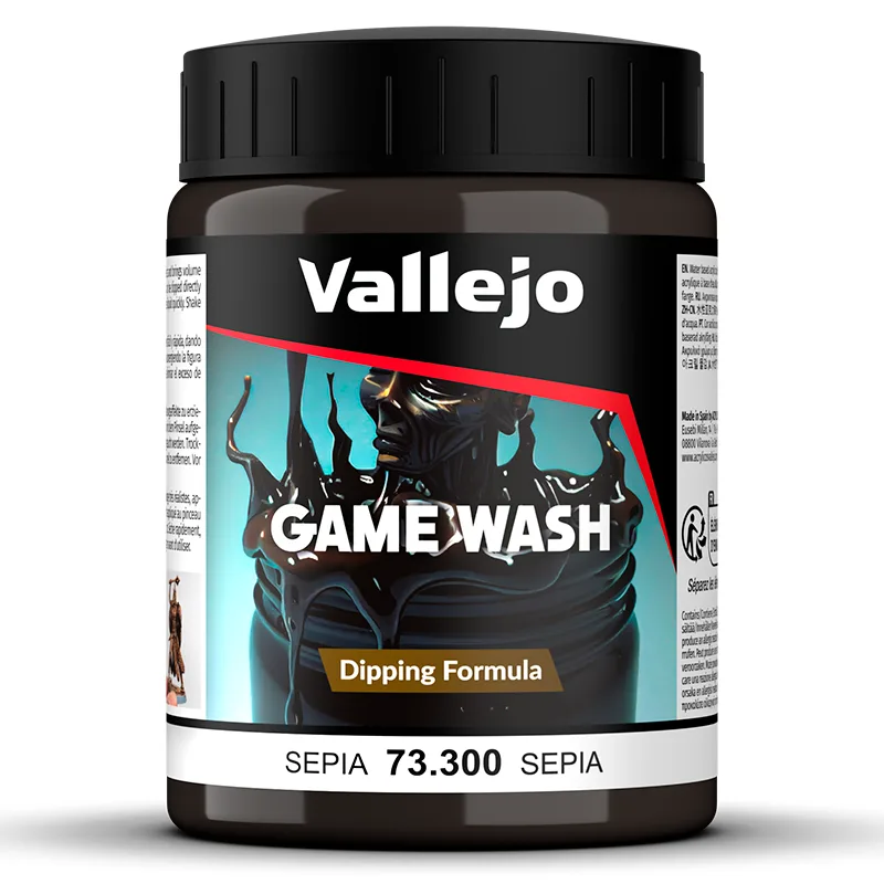 Vallejo Game Color Wash Sepia 200 ml