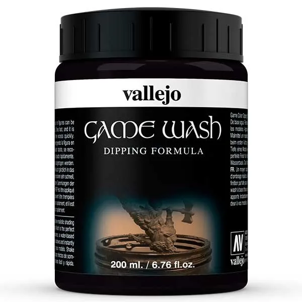 Vallejo Game Color Wash Negro 200 ml