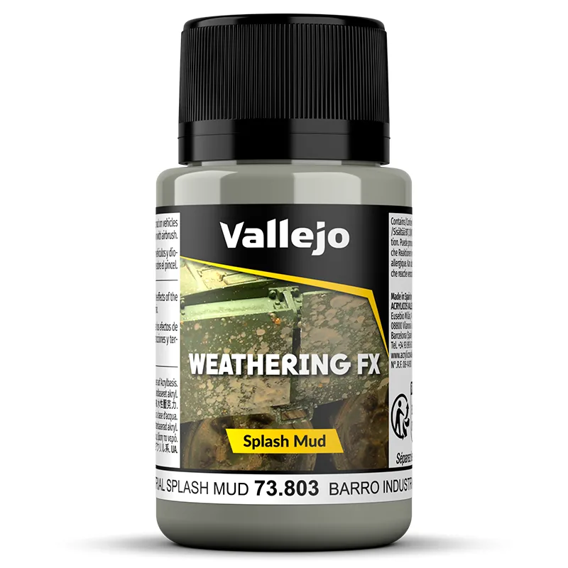 Vallejo Weathering Effects Salpicaduras Barro Industrial 40 ml