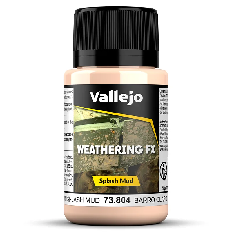 Vallejo Weathering Effects Salpicaduras Barro Claro 40 ml