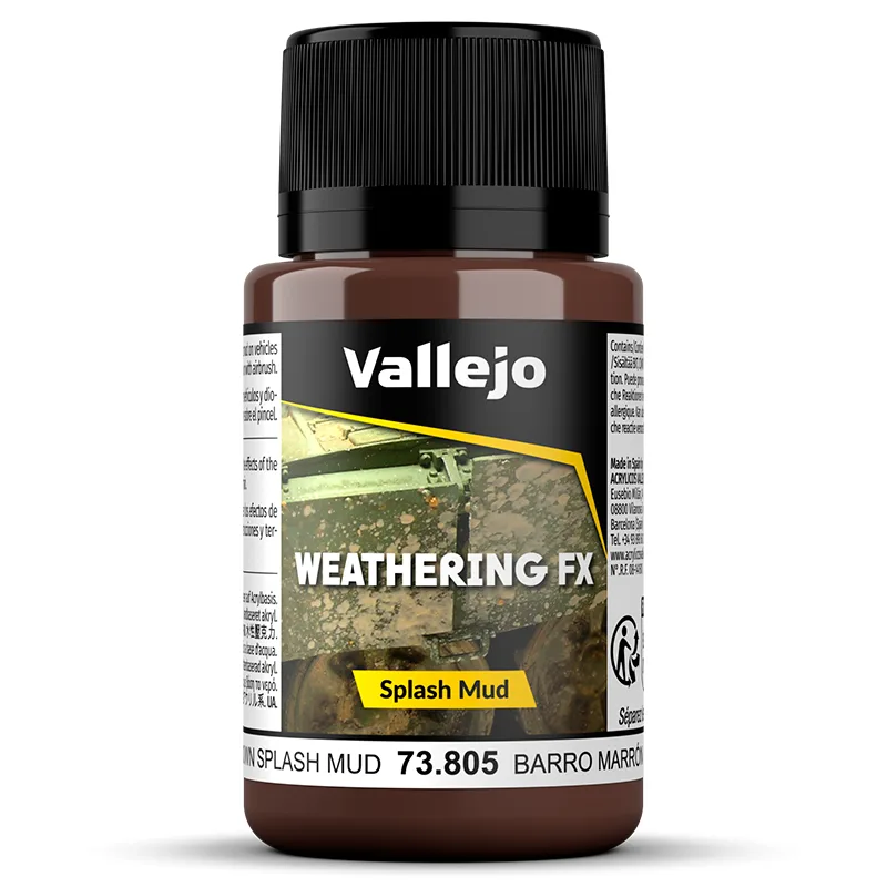 Vallejo Weathering Effects Salpicaduras Barro Marrón 40 ml