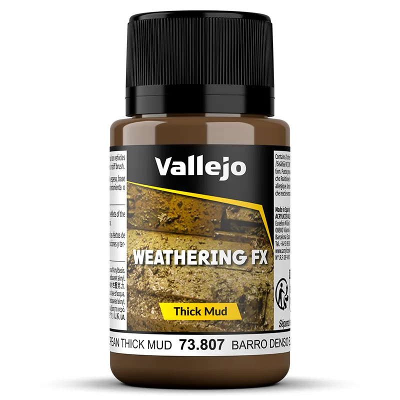 Vallejo Weathering Effects Barro Europeo Denso 40 ml