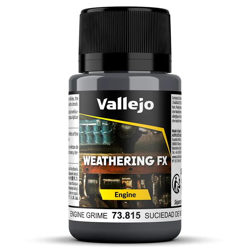 Vallejo Weathering Effects Suciedad de Motor 40 ml
