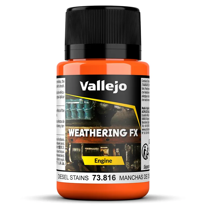 Vallejo Weathering Effects Manchas de Diesel 40 ml