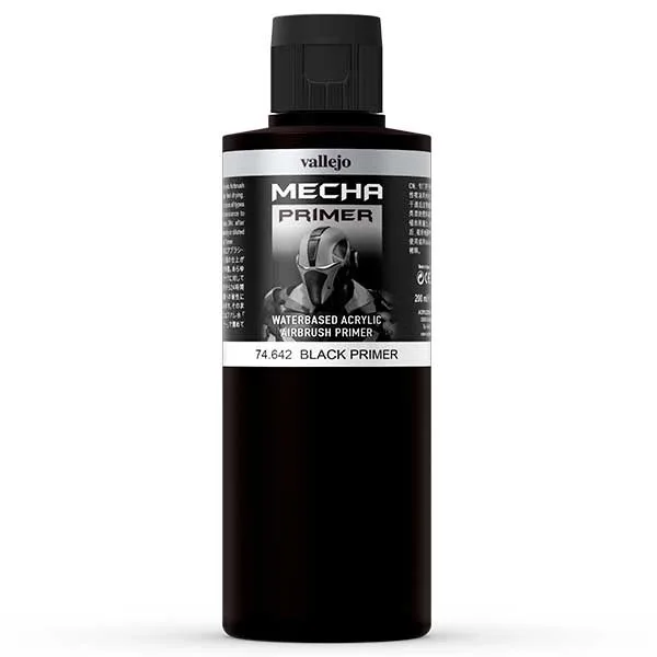 Vallejo Mecha Color Primer Black 200 ml