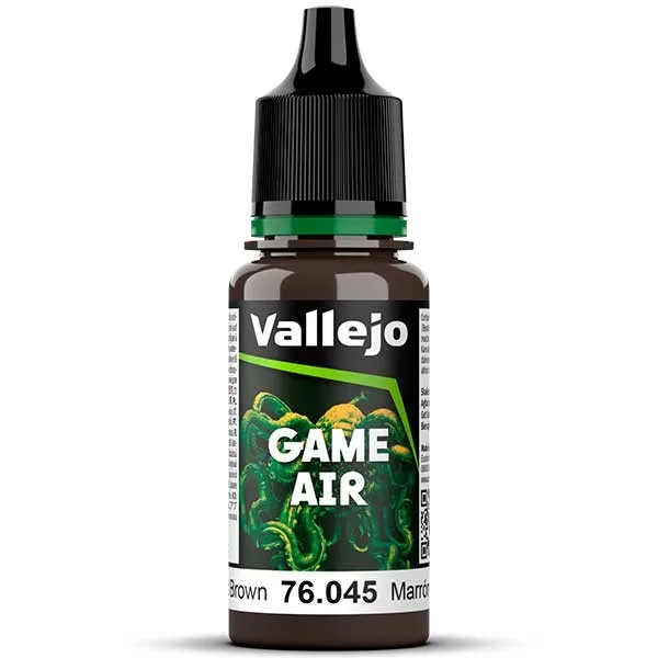 Vallejo Game Air Marrón Carbonizado 18 ml