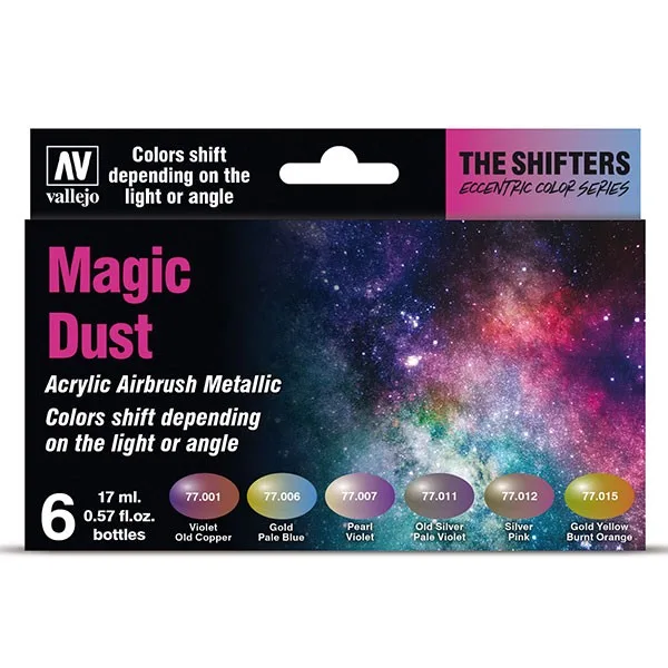 Vallejo Set 6 The Shifters Magic Dust 17 ml