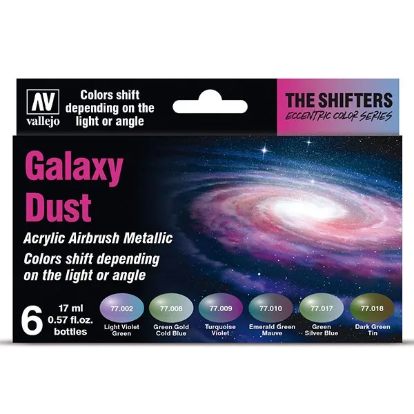 Vallejo Set 6 The Shifters Galaxy Dust 17 ml