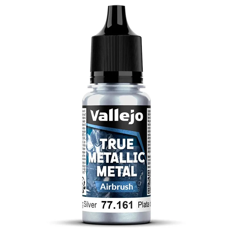 Vallejo TMM Airbrush 161 Plata De Ley 18ml