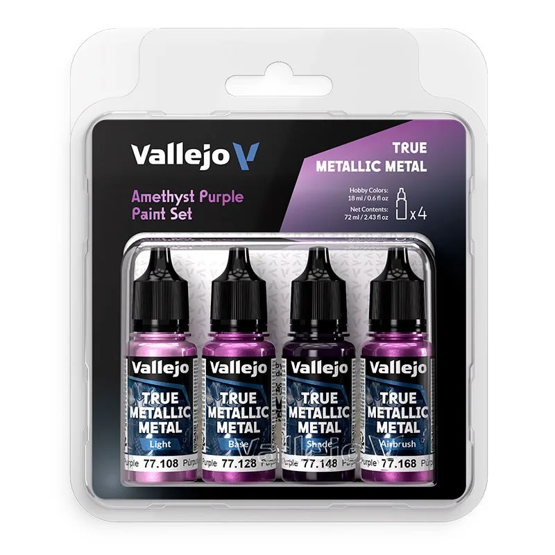 Vallejo Set 4 Colors TMM Purpura Amatista