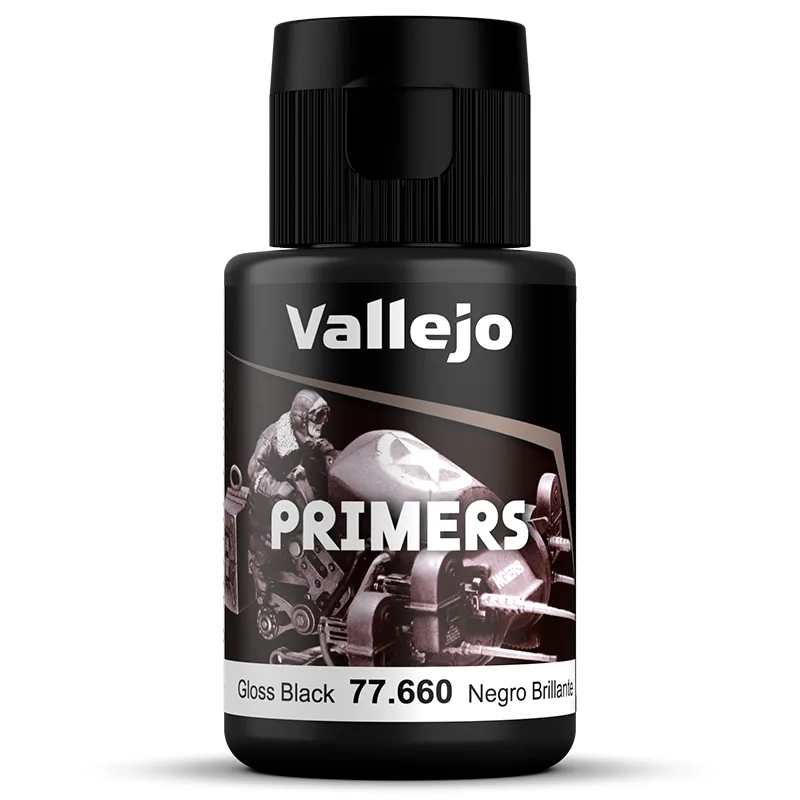 Vallejo Primer Imprimación Negro Brillante 32 ml