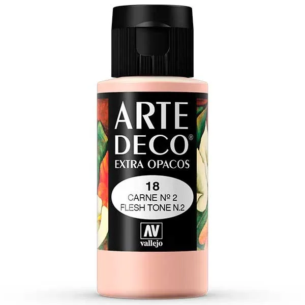 *Vallejo Arte Deco Mate Carne Nº2 60ml.