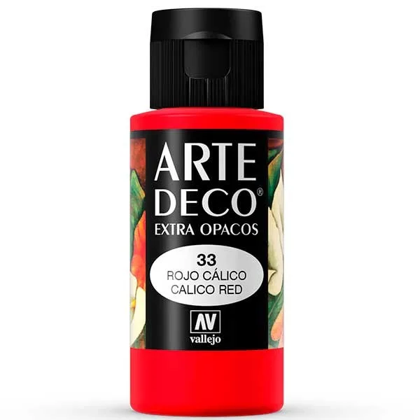 *Vallejo Arte Deco Mate Rojo Cálico 60ml.