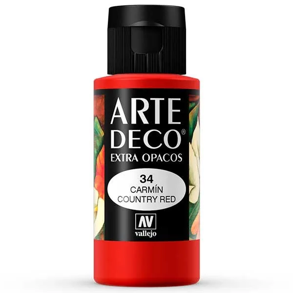 *Vallejo Arte Deco Mate Carmín 60ml.