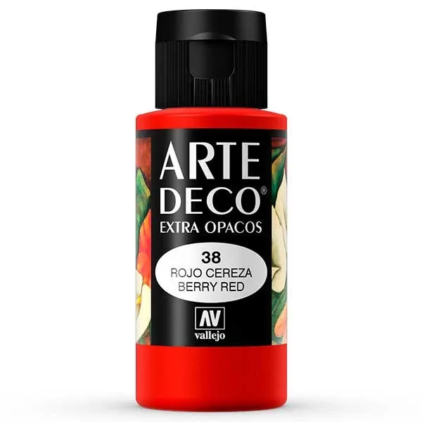 *Vallejo Arte Deco Mate Rojo Cereza 60ml.