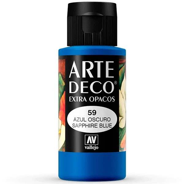 *Vallejo Arte Deco Mate Azul Oscuro 60ml.