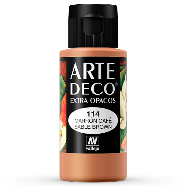 *Vallejo Arte Deco Mate Marrón Café 60ml.