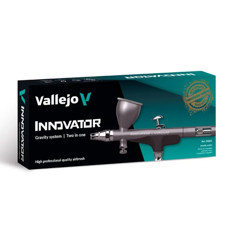 Immagine del prodotto 2: Vallejo Aerógrafo Innovator By Vallejo, Gravity System, Two In One