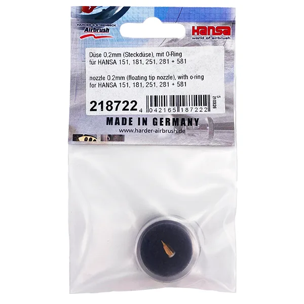 *Vallejo Boquilla flotante 0.2mm 151, 181, 251, 281, 581