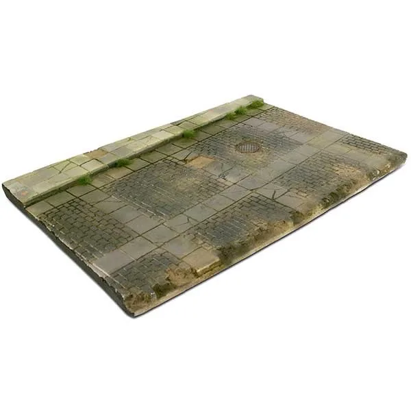Vallejo Scenics Base empedrado alcantarilla 31 x 21 cm