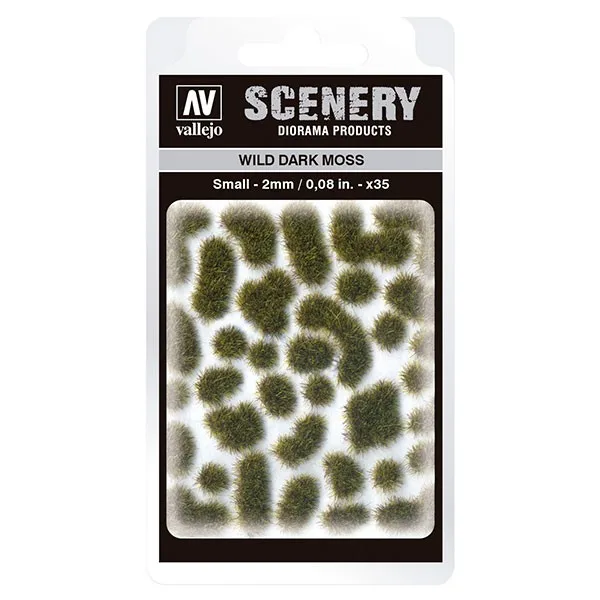 Vallejo Scenery Wild Dark Moss (2 mm) S