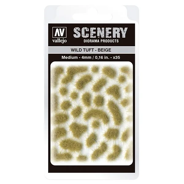 Vallejo Scenery Wild Tuft - Beige (4 mm) M