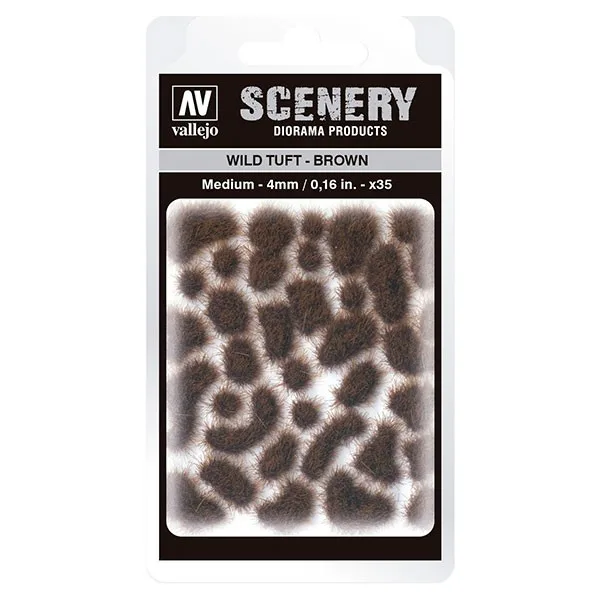 Vallejo Scenery Wild Tuft - Brown (5 mm) M