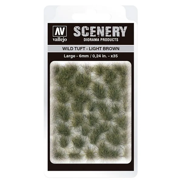 Vallejo Scenery Wild Tuft - Marrone Chiaro (6 mm) L