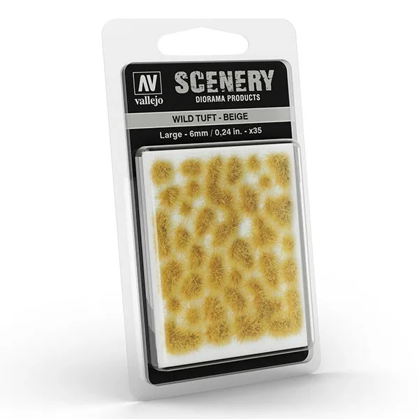 Vallejo Scenery Wild Tuft - Beige (6 mm) L