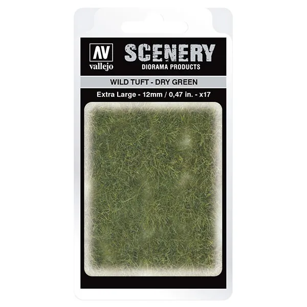 Vallejo Scenery Wild Tuft - Dry Green (12 mm) XL